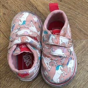 Vans Kids Pink Unicorn Size 4 Toddler